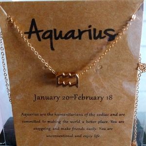 Astrological sign necklace